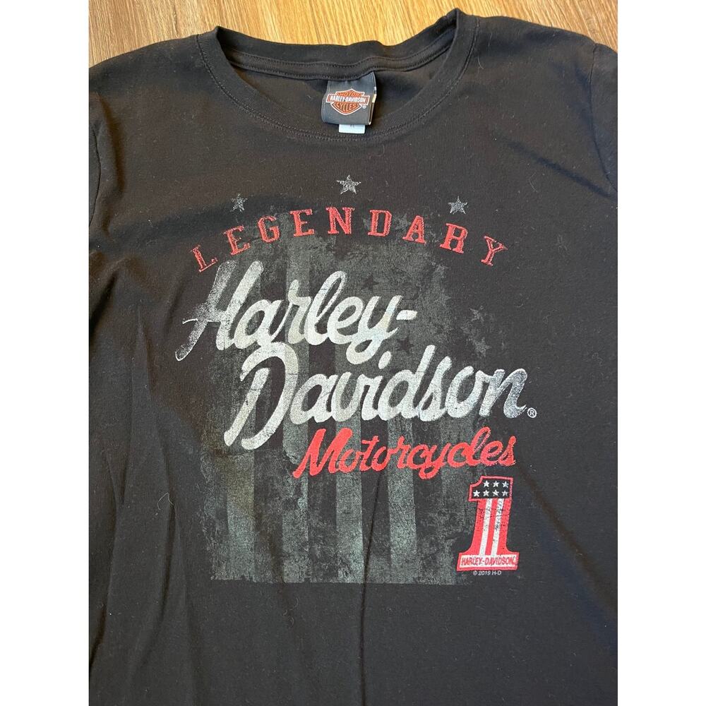 Harley-Davidson Women's XL Long Sleeve Graphic T-shirt - Picture 2 of 5